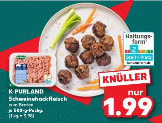 K-PURLAND Schweinehackfleisch