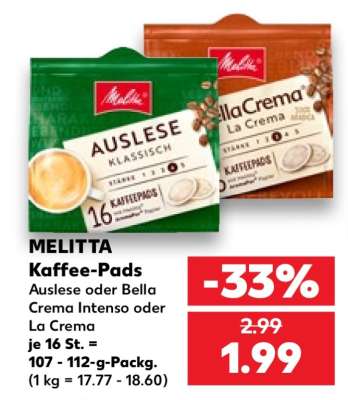 MELITTA Kaffee-Pads