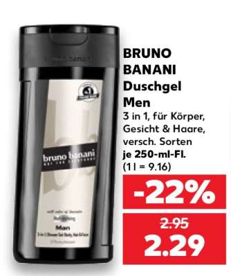 BRUNO BANANI Duschgel Men