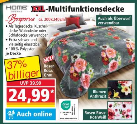 XXL-Multifunktionsdecke