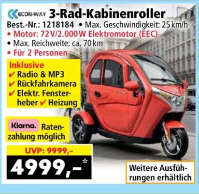 3-Rad-Kabinenroller