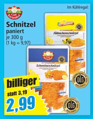 Schnitzel paniert