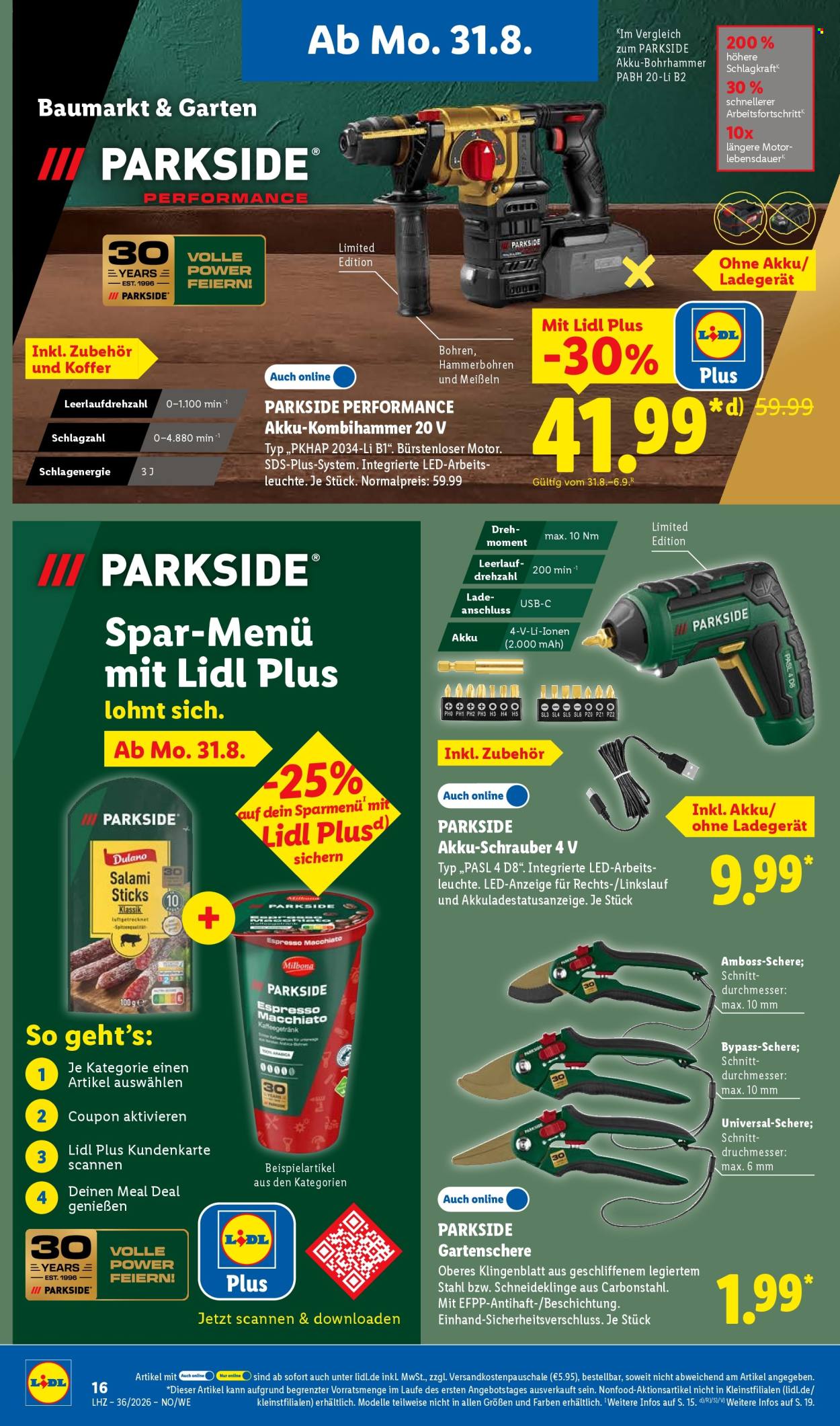 Lidl Prospekte  - 31.8.2026 - 5.9.2026. Seite 32