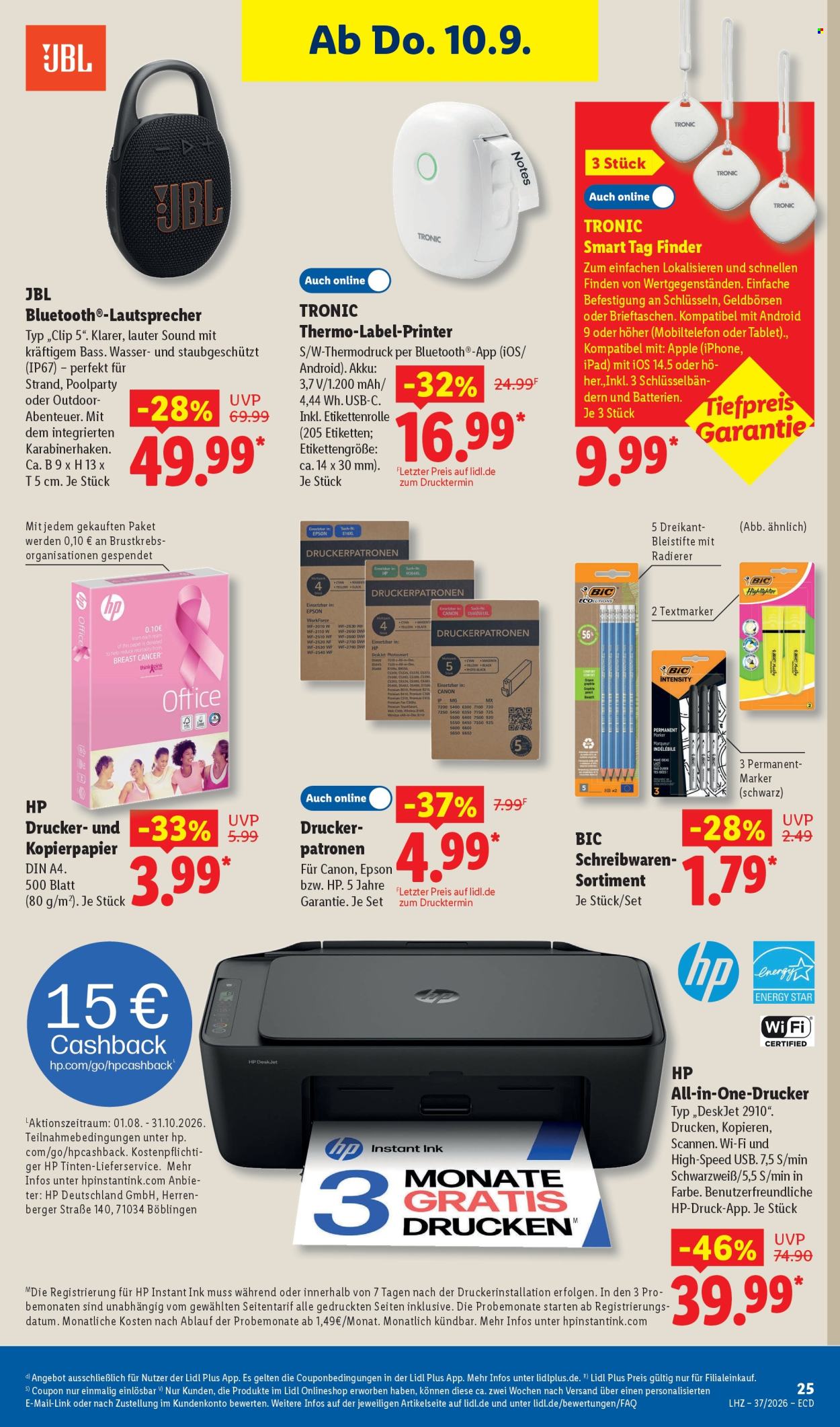 Lidl Prospekte  - 7.9.2026 - 12.9.2026. Seite 25