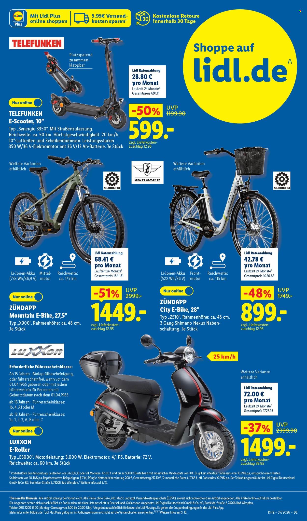 Lidl Prospekte  - 7.9.2026 - 12.9.2026. Seite 30
