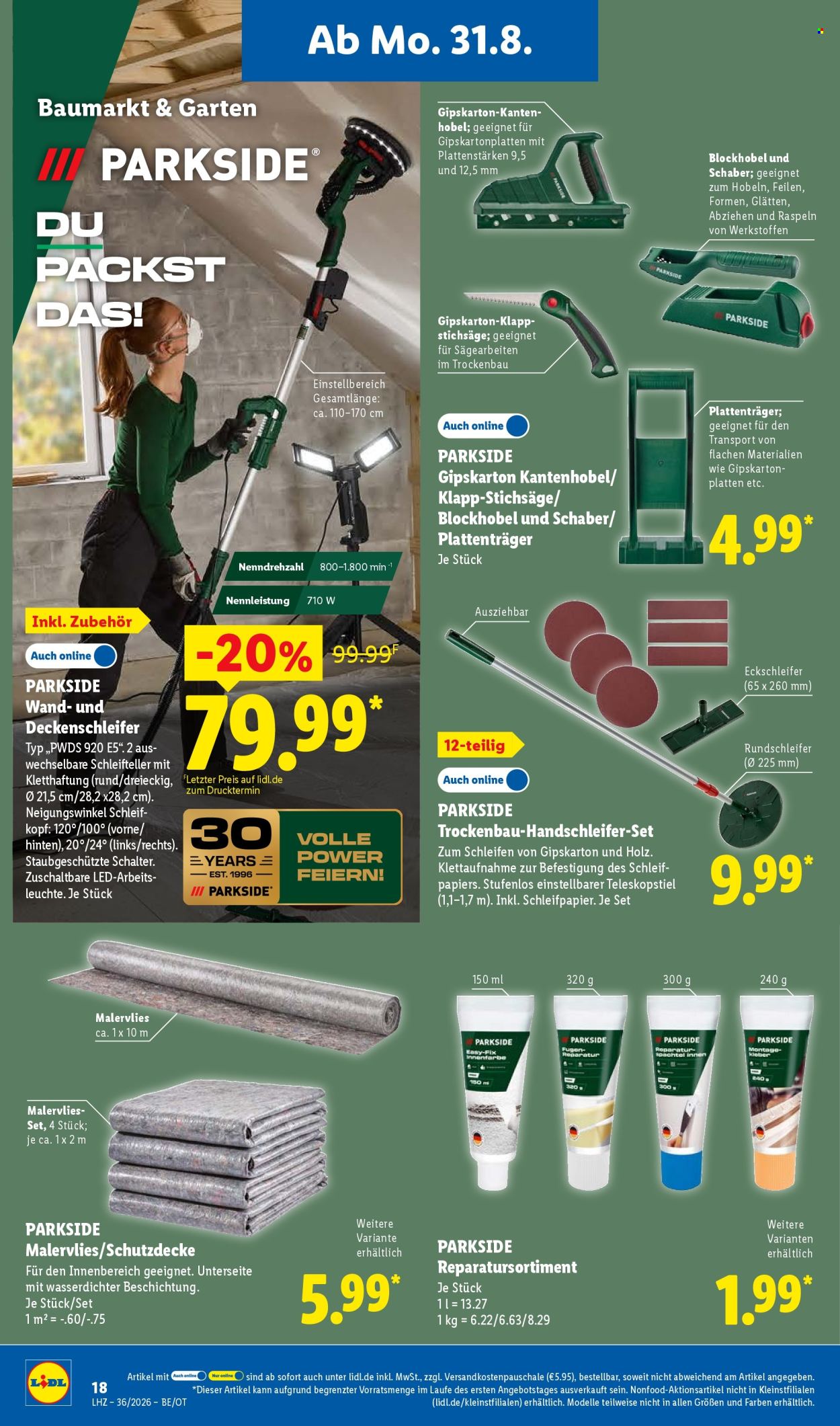 Lidl Prospekte  - 31.8.2026 - 5.9.2026. Seite 34