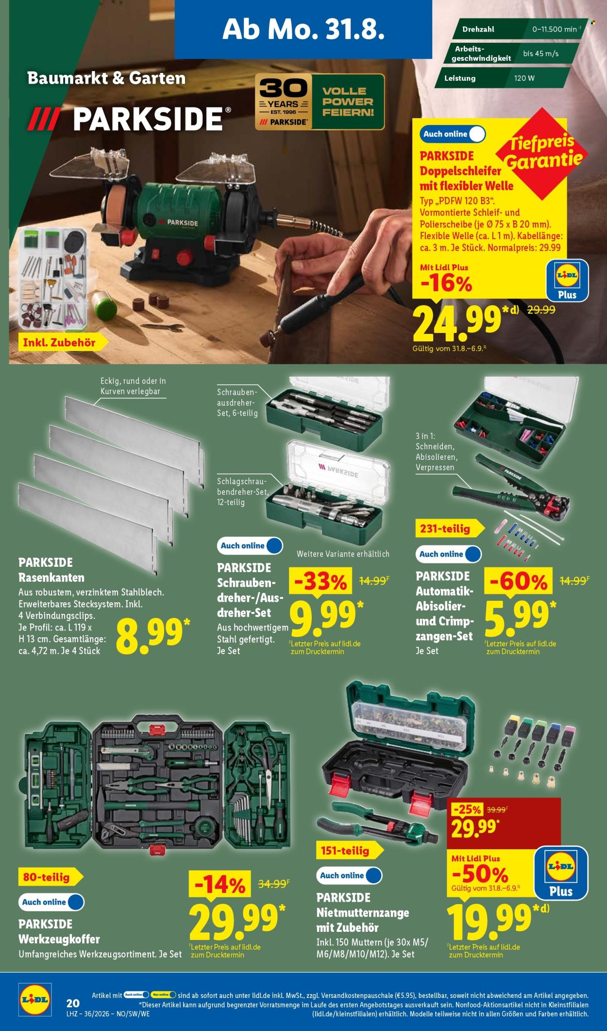 Lidl Prospekte  - 31.8.2026 - 5.9.2026. Seite 36