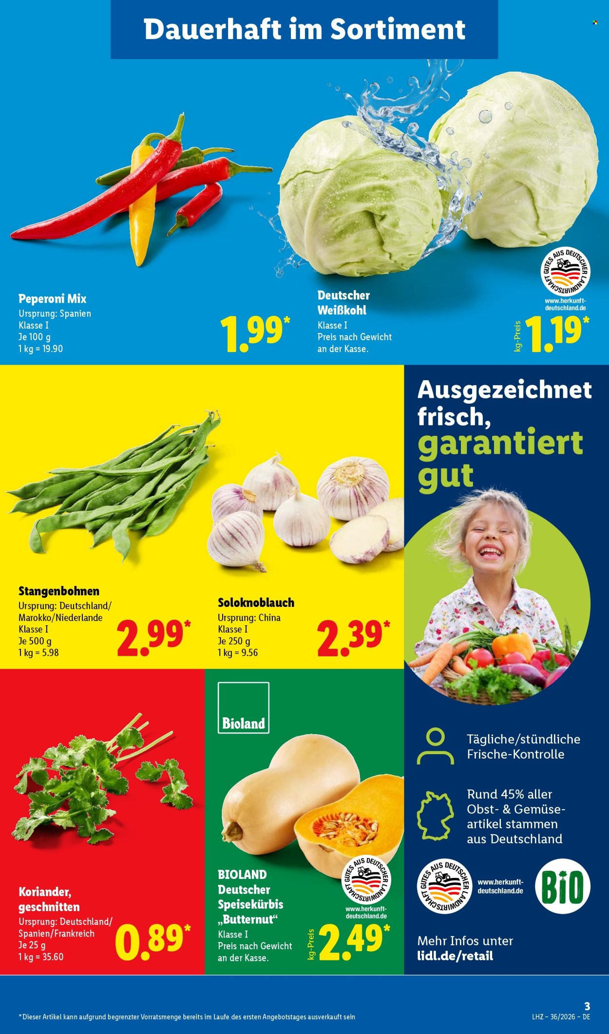 Lidl Prospekte  - 31.8.2026 - 5.9.2026. Seite 3