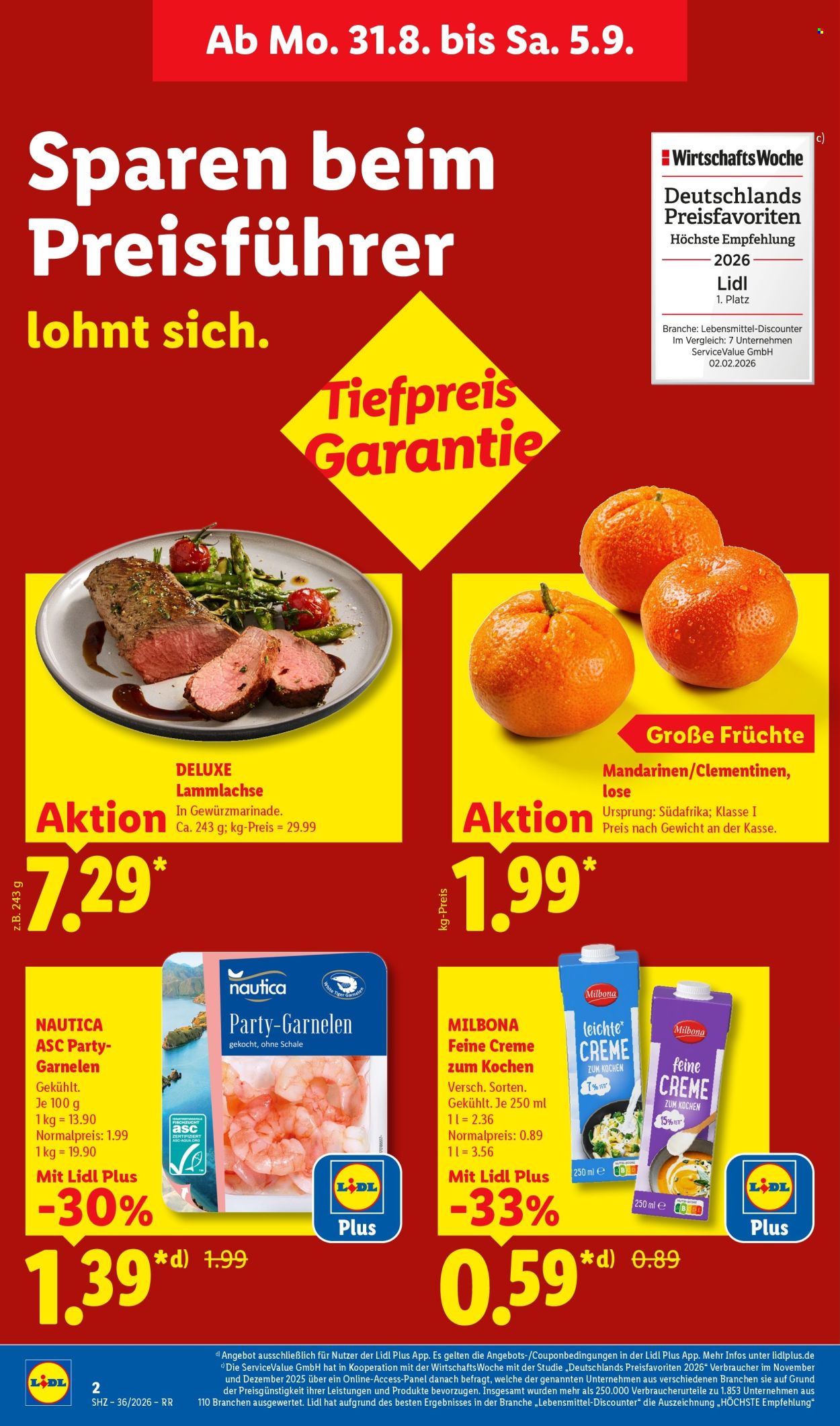Lidl Prospekte  - 31.8.2026 - 5.9.2026. Seite 2
