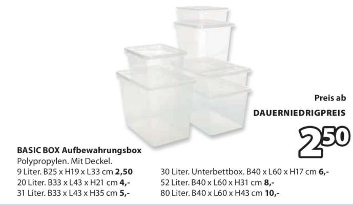 BASIC BOX Aufbewahrungsbox