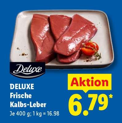 DELUXE Frische Kalbs-Leber