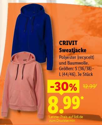 CRIVIT Sweatjacke