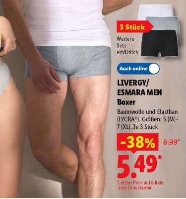 LIVERGY/ESMARA MEN Boxer