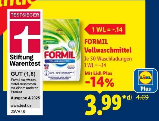 Formil Vollwaschmittel