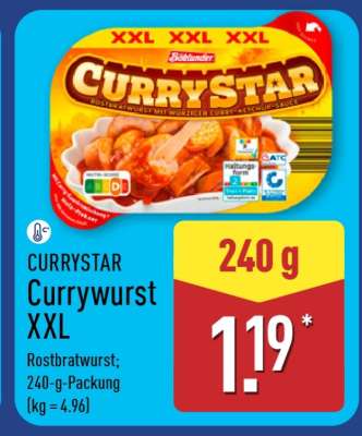 CURRYSTAR Currywurst XXL