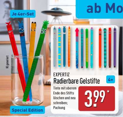 EXPERTIZ Radierbare Gelstifte