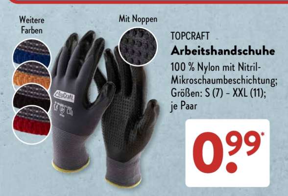 TOPCRAFT Arbeitshandschuhe