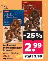 Lebkuchen Sterne, Herzen, Brezeln