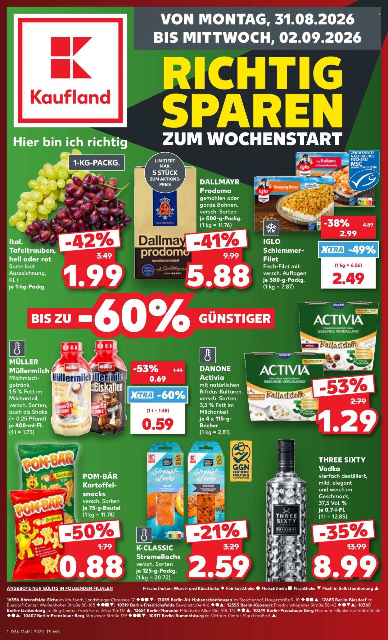 Kaufland Prospekte  - 31.8.2026 - 2.9.2026. Seite 1