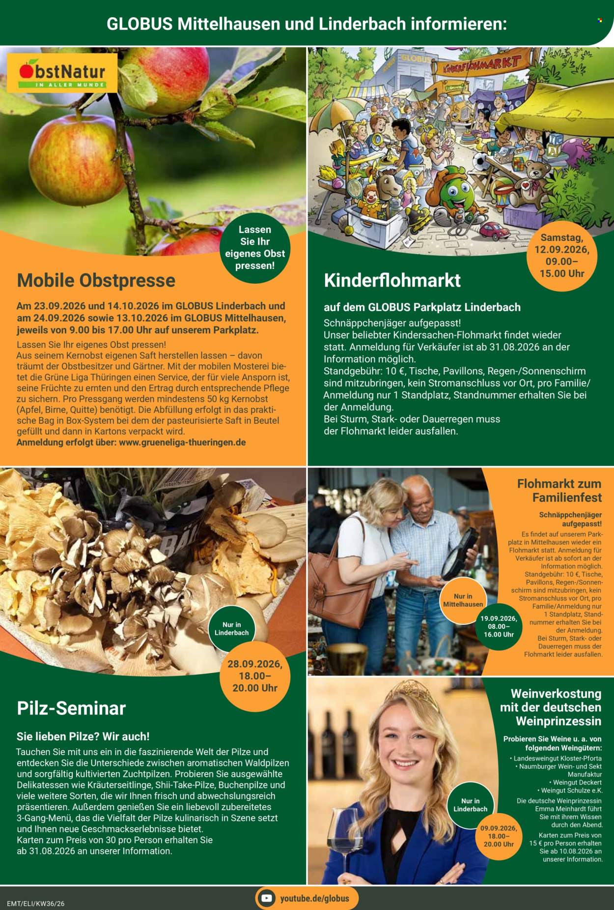 Globus Prospekte  - 31.8.2026 - 5.9.2026. Seite 23