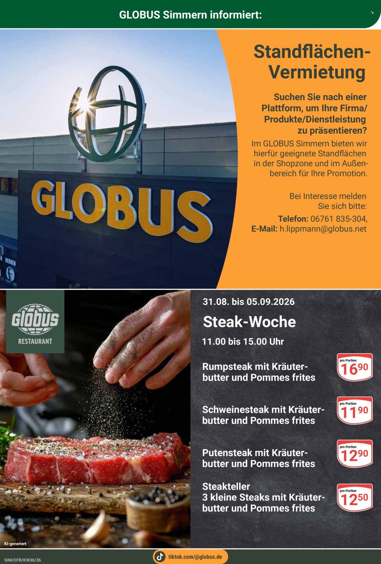 Globus Prospekte  - 31.8.2026 - 5.9.2026. Seite 25
