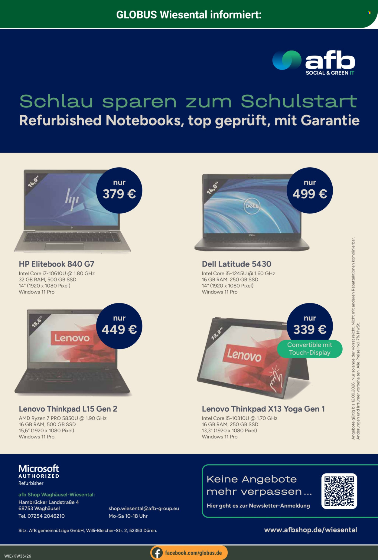 Globus Prospekte  - 31.8.2026 - 5.9.2026. Seite 26