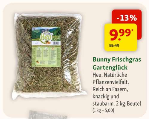 Bunny Frischgras Gartenglück
