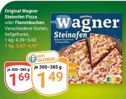 ORIGINAL WAGNER Steinofen-Pizza oder -Flammkuchen