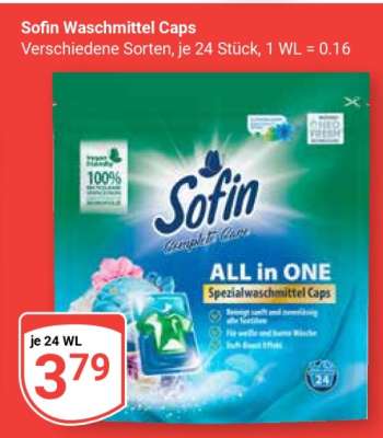 Sofin Waschmittel Caps
