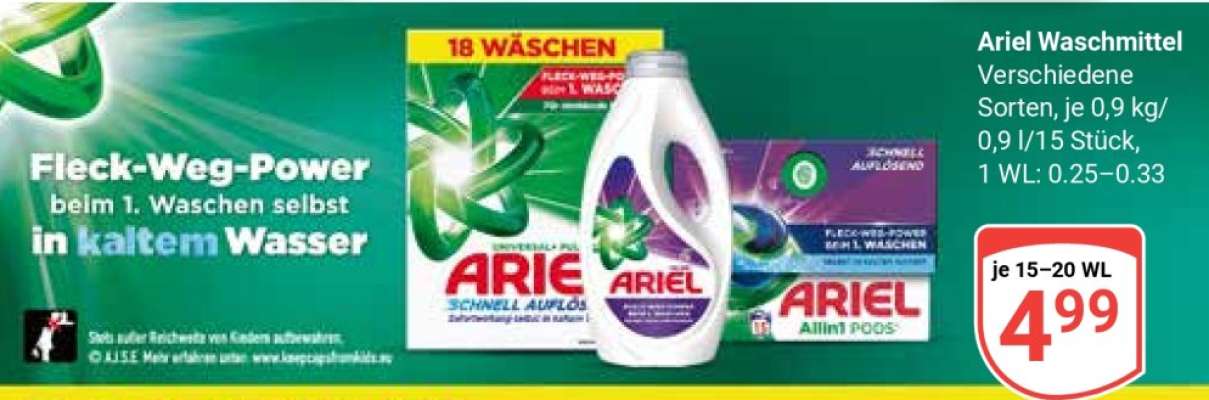 Ariel Waschmittel*