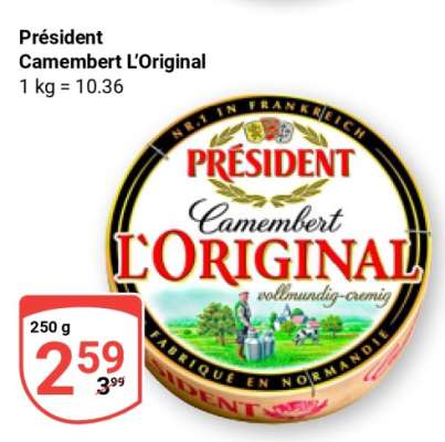 Président Camembert L’Original