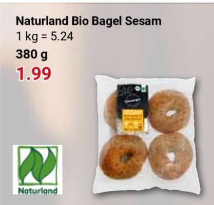 Naturland Bio Bagel Sesam