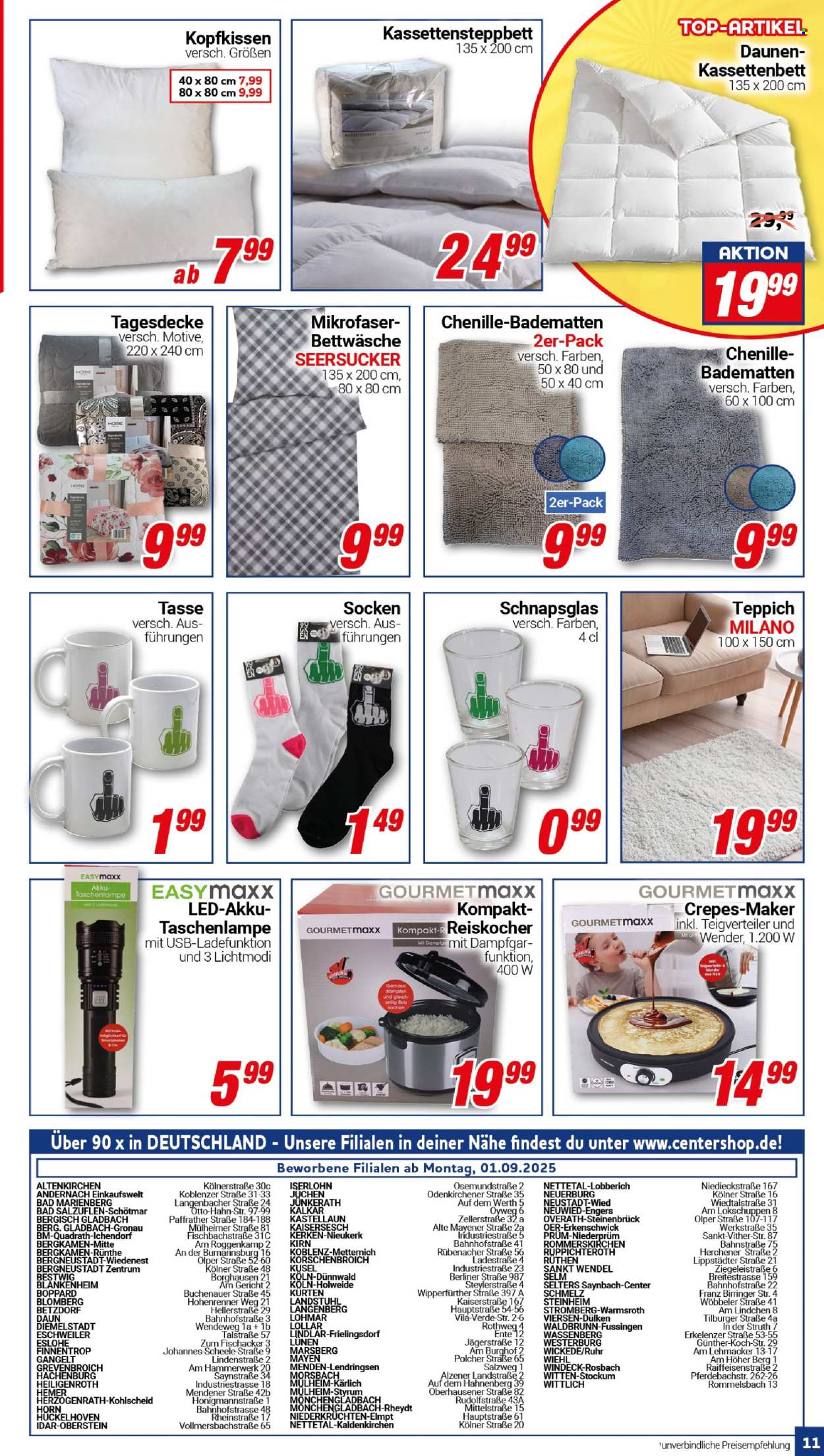 CENTERSHOP Prospekte  - 1.9.2026 - 6.9.2026. Seite 11