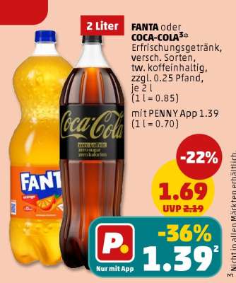 FANTA oder COCA-COLA