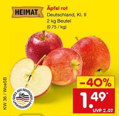 Äpfel rot