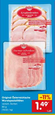 Original Österreichische Wurstspezialitäten
