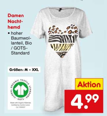 Damen Nachthemd