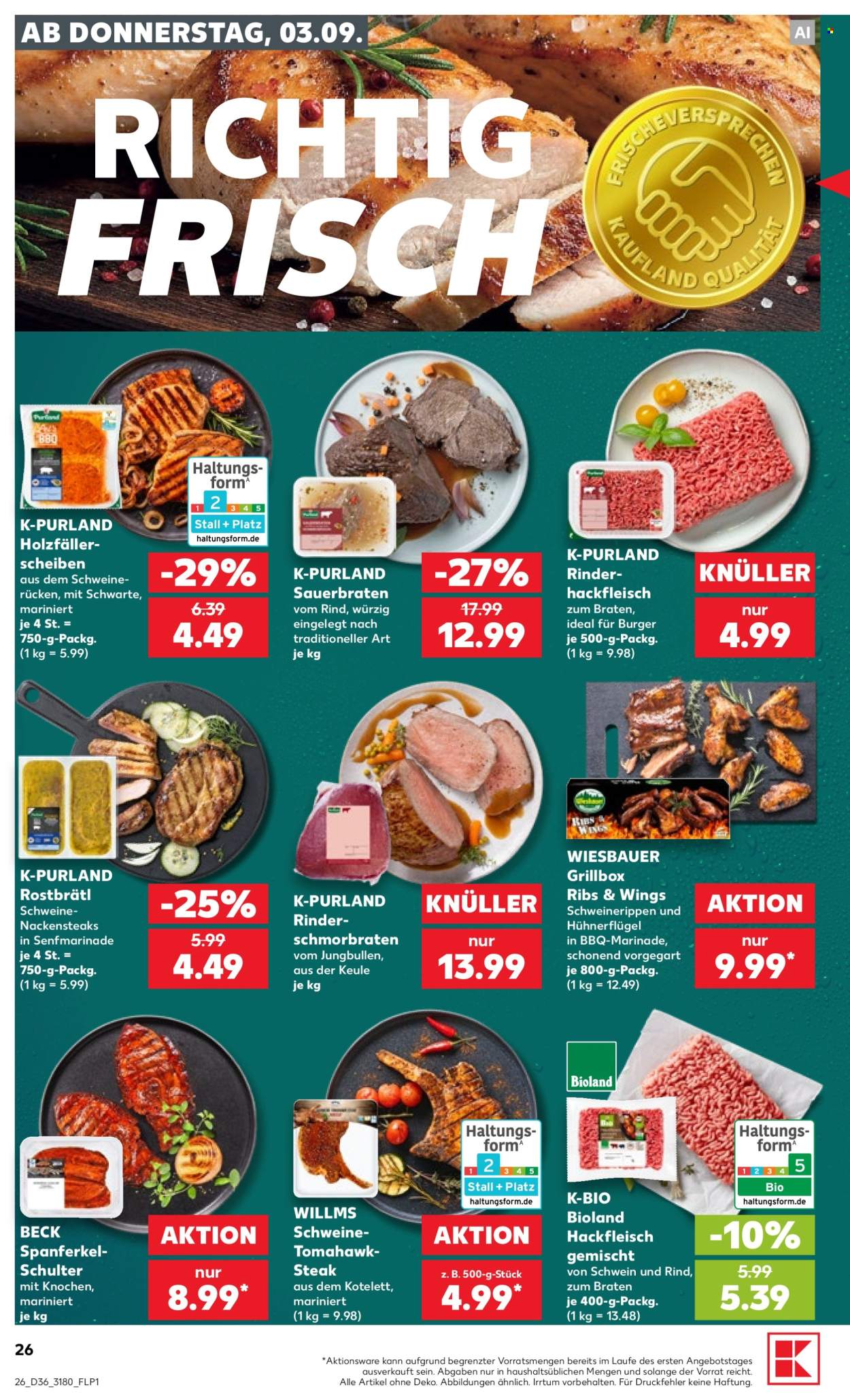 Kaufland Prospekte  - 3.9.2026 - 9.9.2026. Seite 26