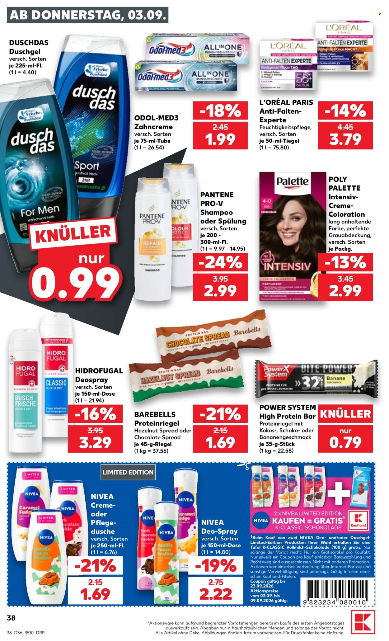 Kaufland Prospekte  - 3.9.2026 - 9.9.2026. Seite 38