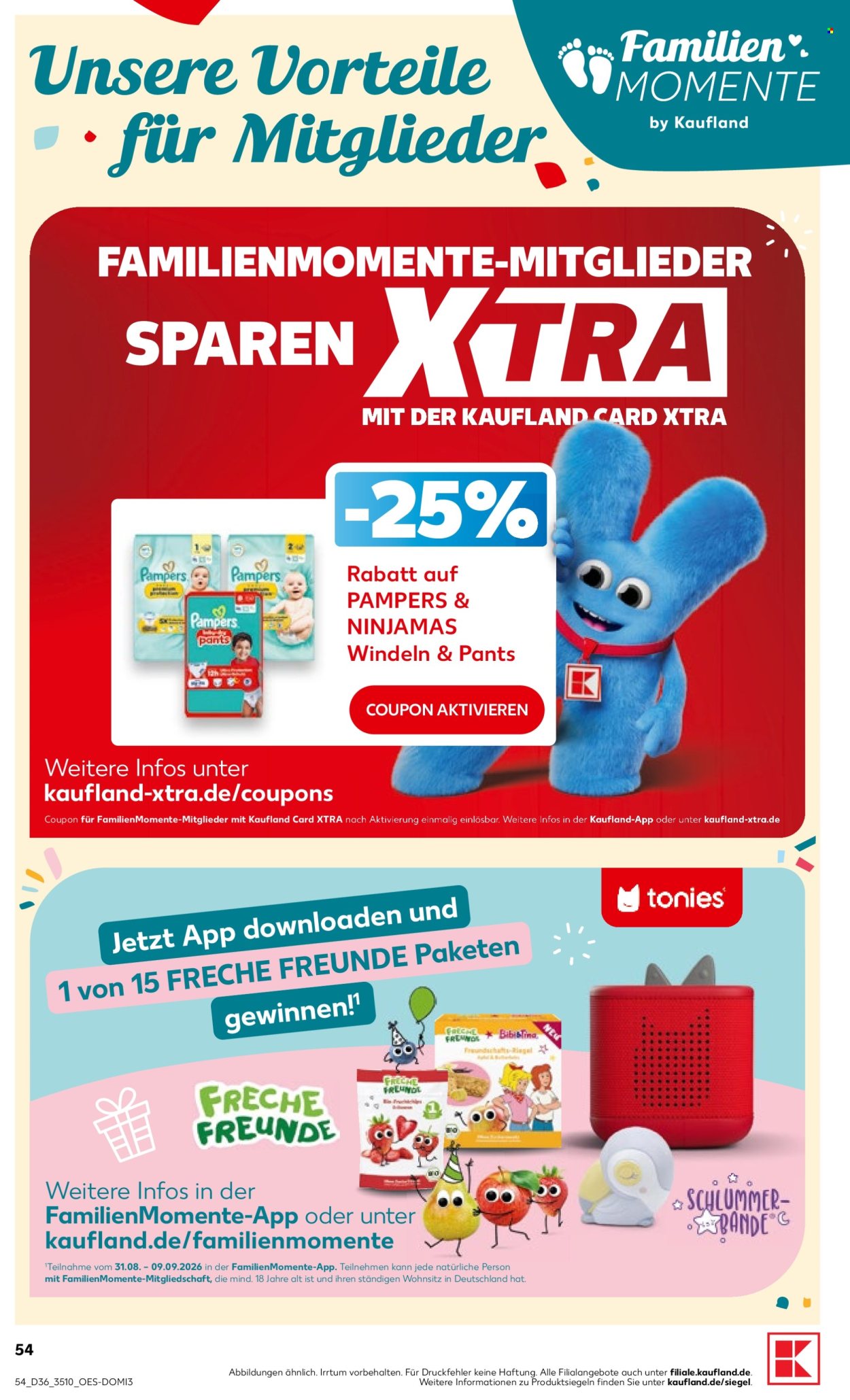 Kaufland Prospekte  - 3.9.2026 - 9.9.2026. Seite 54