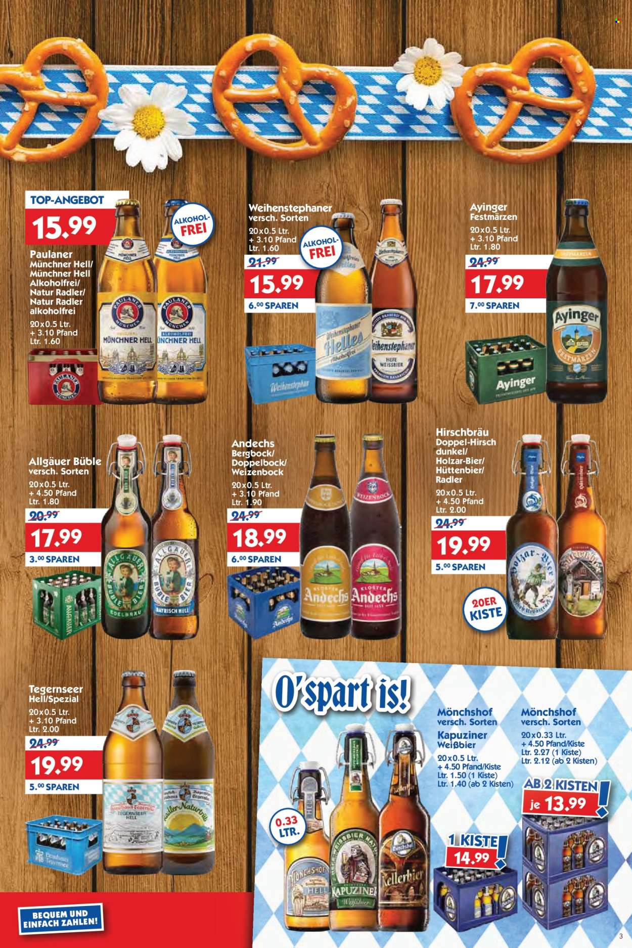 Hol'ab! Getränkemarkt Prospekte  - 31.8.2026 - 5.9.2026. Seite 3