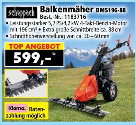 Balkenmäher BMS196-88