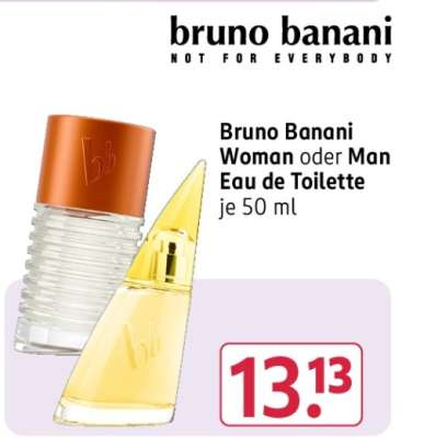 Bruno Banani Woman oder Man Eau de Toilette je 50 ml