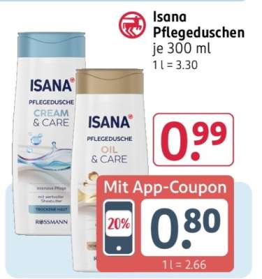 Isana Pflegeduschen