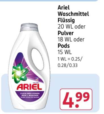 Ariel Waschmittel Flüssig