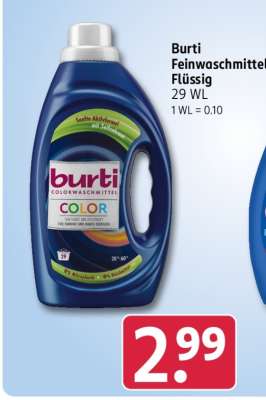 Burti Feinwaschmittel Flüssig