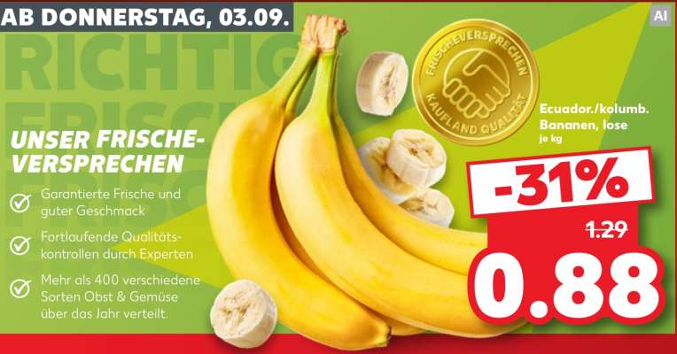 Ecuador./kolumb. Bananen, lose