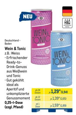 Wein & Tonic