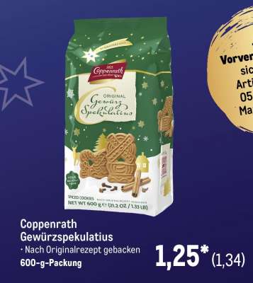 Coppenrath Gewürzspekulatius