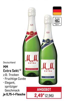MM extra Sekt